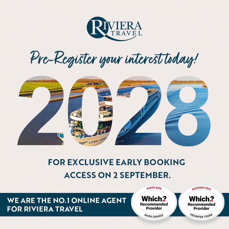 Riviera Travel 2028 pre-registration