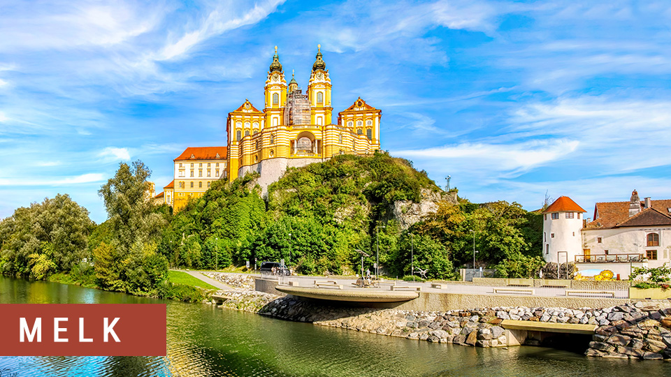 Melk Austria Danube view