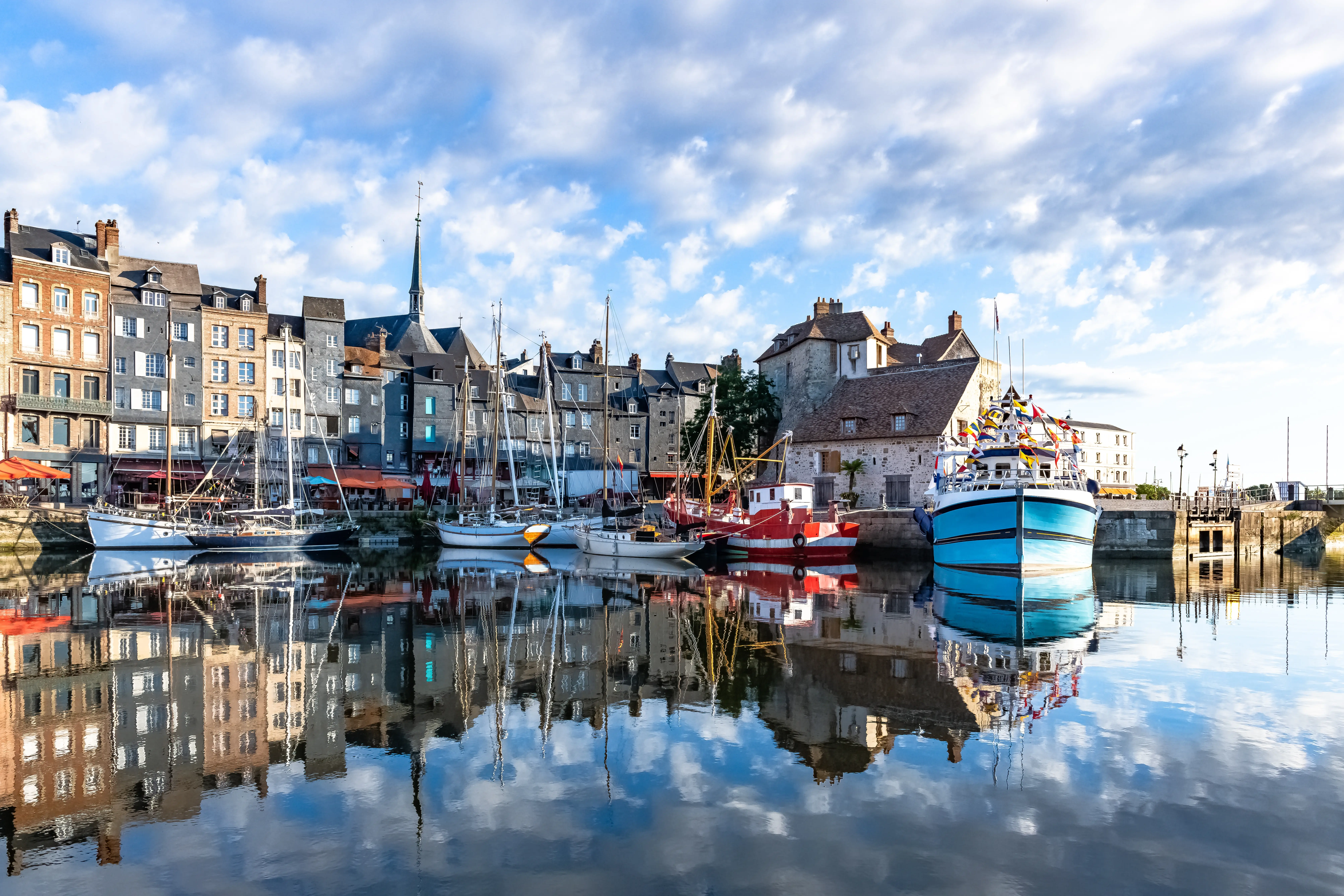 Honfleur harbour in Normandy