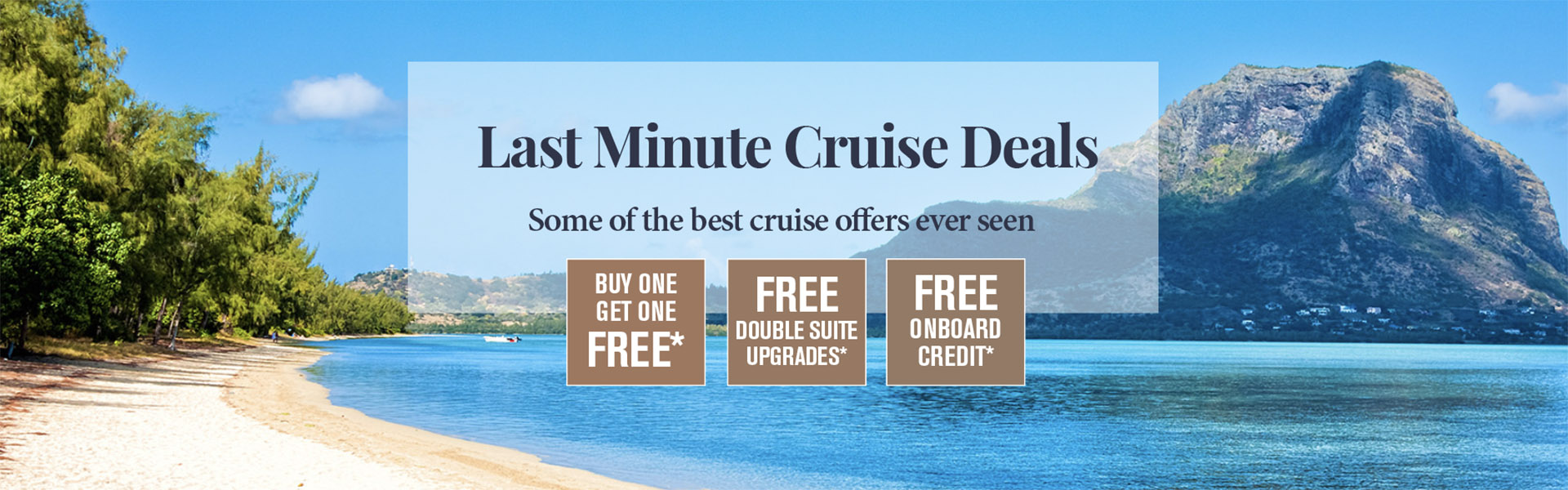 Last Minute Luxury Cruise Deals