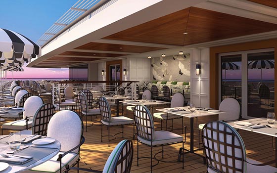 Oceania Cruises Terrace Cafe Restaurant